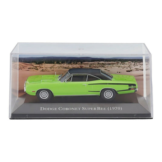 DODGEダッジ CORONERコロネット SUPER BEEスーパービー 1972 グリーン ブラック / EDICOLA 1/43 ミニカー