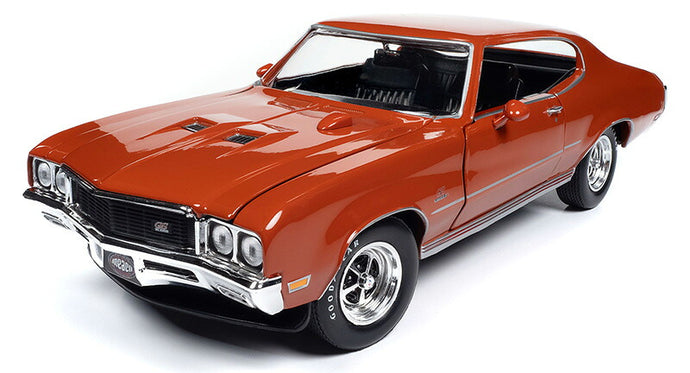 1972 Buick GS ハードトップ MCACN フレイムオレンジ / AMERICAN MUSCLE 1/18 ミニカー