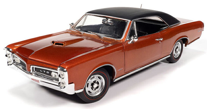 1966 Pontiac GTO ハードトップ コッパーブレイズ Hemmings Muscle Machines / AMERICAN MUSCLE 1/18 ミニカー