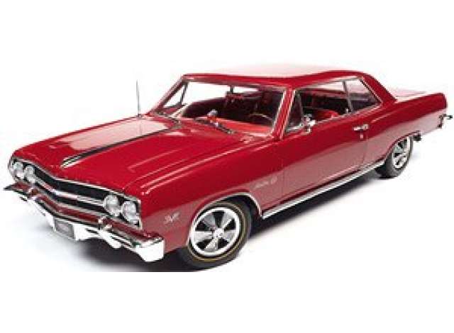 1965 シボレー シェベル SS Z16 MCACN リーガルレッド/ AutoWorld  1/18 ミニカー