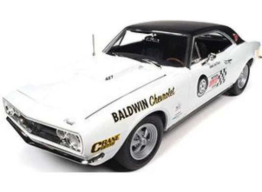 1967 Chevrolet Camaro SS (ボールドウィンモーション) アーマインホワイト/AutoWorld 1/18ミニカー