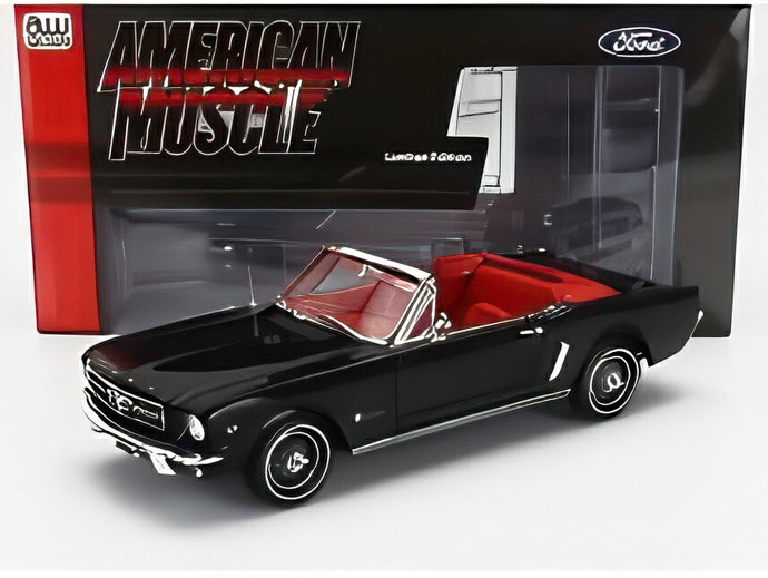 FORD USA MUSTANG CABRIOLET 1964 ブラック/ AutoWorld 1/18 ミニカー
