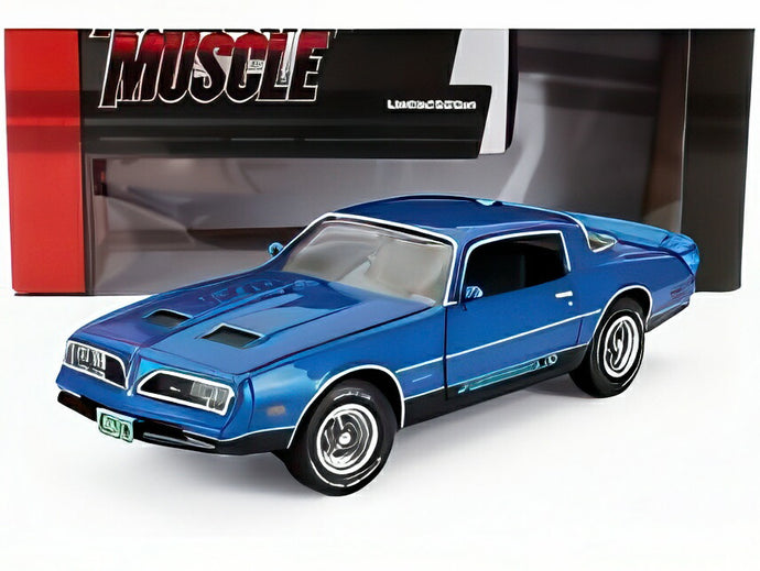 PONTIAC ファイヤーバード クーペ 1978 ブルーブラック/ AUTOWORLD 1/18 ミニカー