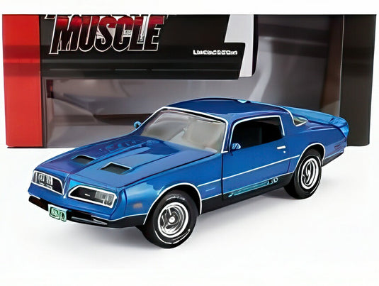 PONTIAC ファイヤーバード クーペ 1978 ブルーブラック/ AUTOWORLD 1/18 ミニカー