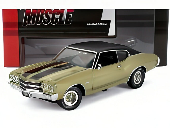CHEVROLET シェベル SS クーペ 1970 ブラウンブラック/ AUTOWORLD 1/18 ミニカー