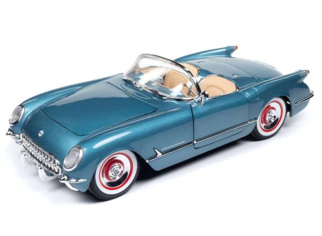 1954 Chevrolet Corvette コンバーチブル ペナントブルー/AutoWorld 1/18ミニカー