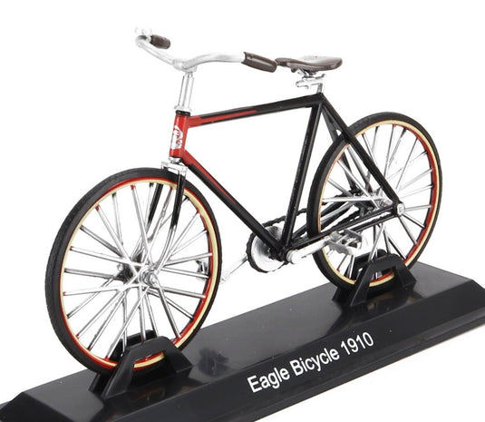 BICICLETTAビシクレッタ EAGLE BICYCLE 1910 ブラックレッドイエロー STORIA-DELLA-BICICLETTA-COLLECTION / EDICOLA 1/15 ミニカー