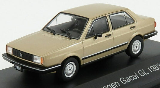 VOLKSWAGENフォルクスワーゲン GACEL GL 1983 ゴールドメタリック COCHES-INOLVIDABLES-ARGENTINA-SALVAT / EDICOLA 1/43 ミニカー