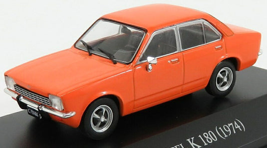 OPELオペル K180 1974 オレンジ COCHES-INOLVIDABLES-ARGENTINA-SALVAT / EDICOLA 1/43 ミニカー