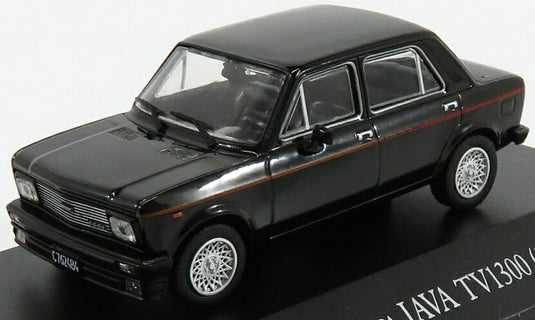 FIATフィアット IAVA 128 EUROPA TV1300 1978 ブラック COCHES-INOLVIDABLES-ARGENTINA-SALVAT / EDICOLA 1/43 ミニカー