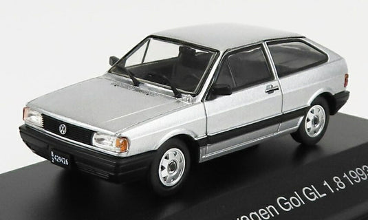 VOLKSWAGENフォルクスワーゲン GOL 1.8 GL 1993 シルバー COCHES-INOLVIDABLES-ARGENTINA-SALVAT / EDICOLA 1/43 ミニカー