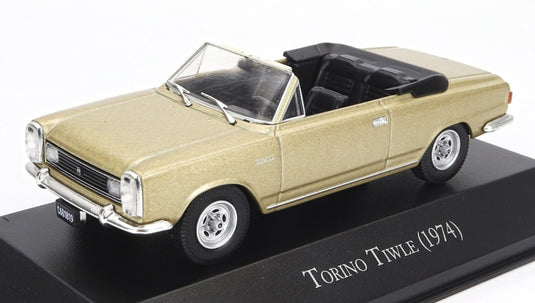TORINOトリノ TIWLE 1974 ゴールド COCHES-INOLVIDABLES-ARGENTINA-SALVAT / EDICOLA 1/43 ミニカー