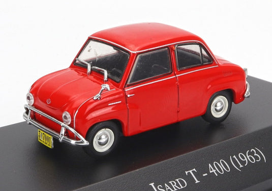 ISARD T400 1963 レッド COCHES-INOLVIDABLES-ARGENTINA-SALVAT / EDICOLA 1/43 ミニカー