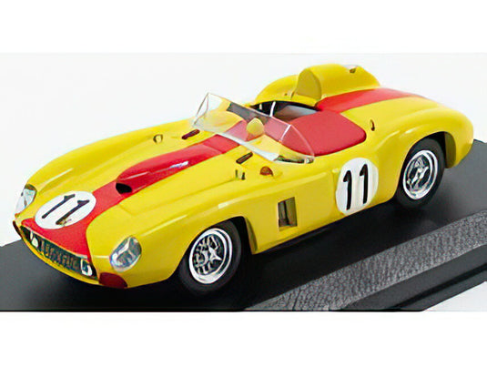 FERRARI  290MM 3.5L V12 SPIDER TEAM EQUIPE NATIONALE BELGE N 11 24h LE MANS 1957 J.SWATERS  A.DE CAGNY  YELLOW RED/ART-MODEL 1/43ミニカー