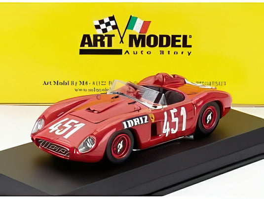 FERRARI 500TR スパイダー No.451 ミッレミリア 1957 GINO MUNARON レッド/ ART-MODEL 1/43 ミニカー