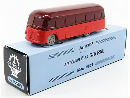 FIAT - 626 RNL AUTOBUS 1939 - RED ORANGE/OFFICINA-942 1/76ミニカー