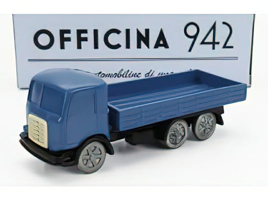 OM FIAT - TIGRE TRUCK 3-ASSI 1960 - BLUE/OFFICINA-942 1/76ミニカー