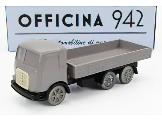 OM FIAT - TIGRE TRUCK 3-ASSI 1960 - WHITE/OFFICINA-942 1/76ミニカー