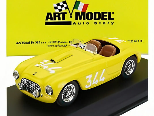 FERRARI 166 MM N344 ミッレミリア 1951 イエロー/ ART-MODEL 1/43 ミニカー