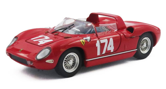 【予約】FERRARI 250P SPIDER N174 タルガフローリオ 1963 マイクパークス ジョンサーティース レッド/ ART-MODEL 1/43 ミニカー