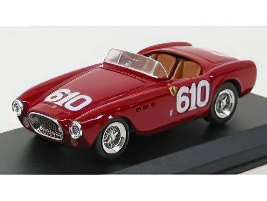 FERRARI 225S SPIDER N 610 MILLE MIGLIA 1951 SCOTTI CANTINI RED/ART-MODEL 1/43ミニカー