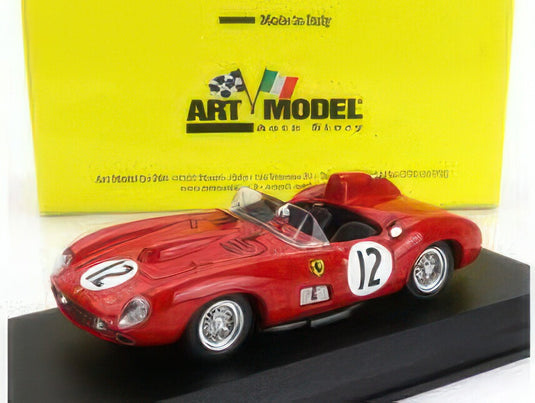 FERRARI 315S スパイダー N 12 12h セブリング 1957 アルフォンソ・デ・ポルタゴ ルイジ・ムッソ レッド/ ART-MODEL 1/43 ミニカー