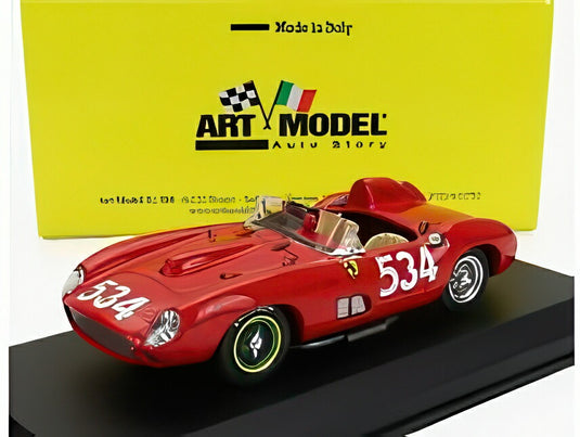 FERRARI 335S スパイダー チーム スクーデリア FERRARI ミッレミリア 1957 ピーター コリンズ ルイス クレメンタスキ レッド/ ART-MODEL 1/43 ミニカー