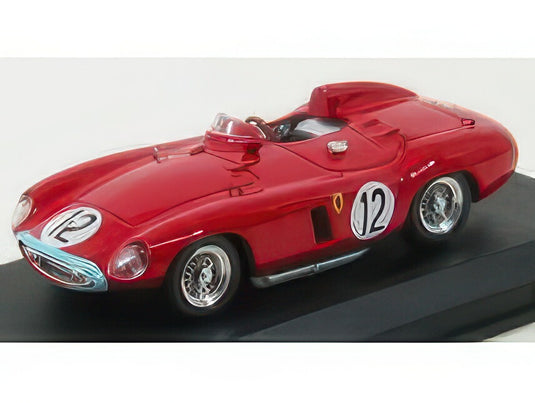 FERRARI 750 MONZA SPIDER 3.0L ch.0440 TEAM HELDE N 12 24h LE MANS 1955 J.LUCAS HELDE RED/ART-MODEL 1/43ミニカー
