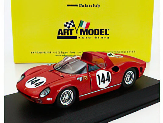 FERRARI  275P SPIDER ch.0820 N 144 WINNER 1000km NURBURGRING 1964 LUDOVICO SCARFIOTTI  NINO VACCARELLA  RED/ART-MODEL 1/43ミニカー