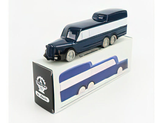 OM FIAT - TITANO AUTOBUS GRAN TURISMO PANORAMICO CARROZZERIA VARESINA 1938 - BLUE WHITE/OFFICINA-942 1/76ミニカー