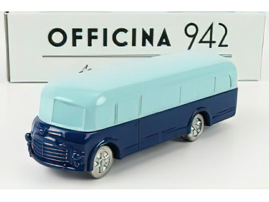 FIAT - 640N AUTOBUS CARROZZERIA BIANCHI LINEA EXTRAURBANA 1950 - 2 TONE BLUE/OFFICINA-942 1/76ミニカー