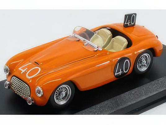 FERRARI 166MM BARCHETTA SPIDER N 40 SPA 1949 ROOSDORP DE RIDDER ORANGE/ART-MODEL 1/43ミニカー