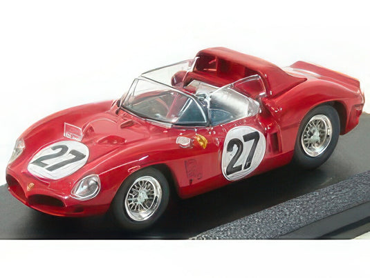 FERRARI DINO 268 SP N 27 24h LE MANS 1962 SCARFIOTTI BAGHETTI RED/ART-MODEL 1/43ミニカー