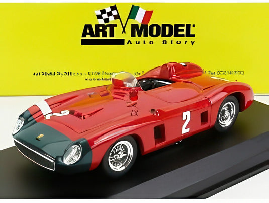 フェラーリ  860 モンツァ スパイダー N 2 ニュルブルクリンク 1956 デ ポルトゥゴ - ゲンデビアン - レッド/ ART-MODEL 1/43 ミニカー