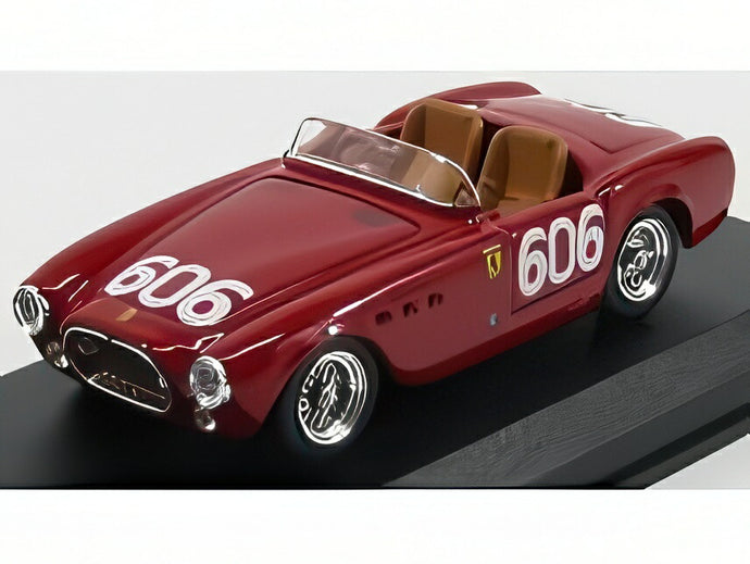 FERRARI 225S スパイダー No.606 ミッレミリア 1952 BORNIGIA/BORNIGIA レッド/ ART-MODEL 1/43 ミニカー