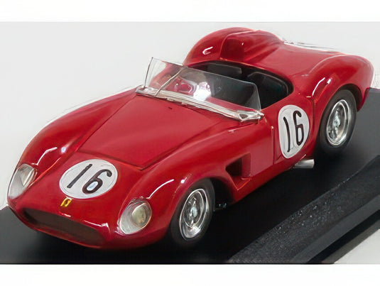 FERRARI 500TRC TESTAROSSA SPIDER N 16 WINNER VIRGINIA 1957 W.HELBURN RED/ART-MODEL 1/43ミニカー