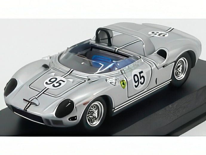 FERRARI 330P スパイダー No.95 ブリッジハンプトン 1966 B.GROSSMAN シルバー/ ART-MODEL 1/43 ミニカー