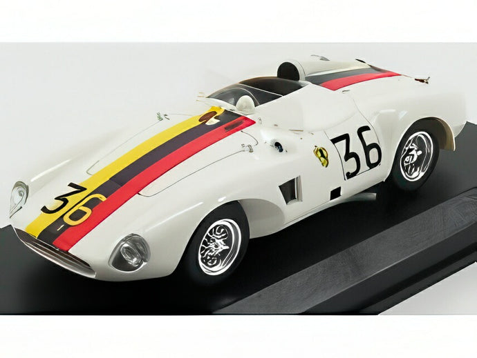 FERRARI 625LM スパイダー No.36 ベネズエラGP 1956 P.DROGO ホワイト/ ART-MODEL 1/43 ミニカー
