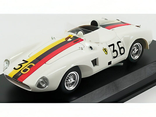 FERRARI 625LM スパイダー No.36 ベネズエラGP 1956 P.DROGO ホワイト/ ART-MODEL 1/43 ミニカー