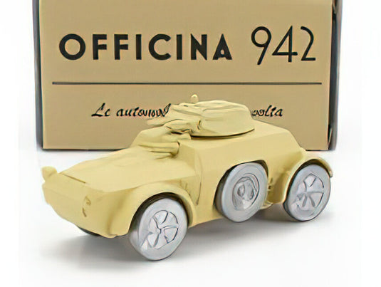 FIAT - ANSALDO TANK AB40 AUTOBLINDO 1940 - MILITARY SAND/OFFICINA-942 1/76ミニカー
