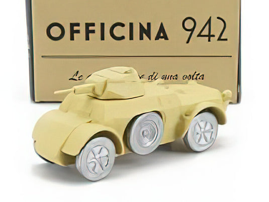 FIAT - ANSALDO TANK AB41 AUTOBLINDO 1941 - MILITARY SAND/OFFICINA-942 1/76ミニカー