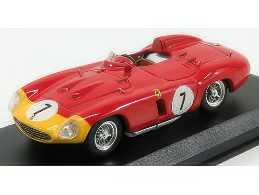 FERRARI 857S ch.0578 N 7 5th 1000km PARISMONTHLERY 1956 DE PORDAGO HILL RED/ART-MODEL 1/43ミニカー