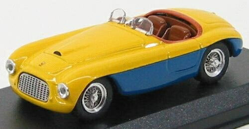 FERRARIフェラーリ 166 スパイダー パリ 1949 エビータペロン愛車 イエローブルー TV SERIES / ART-MODEL 1/43 ミニカー