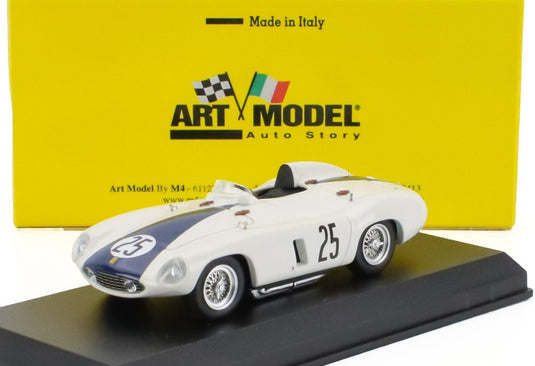 FERRARIフェラーリ 750 MONZAモンツァ スパイダー セブリング12時間 2位 1955 ホワイトブルー / ART-MODEL 1/43 ミニカー
