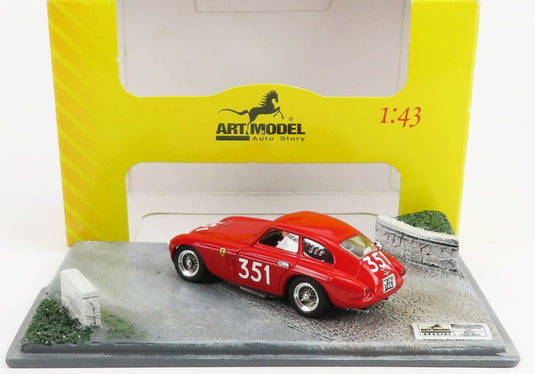 FERRARIフェラーリ 166MM BERLINETTA TOURING 1951 sn020I No.351 MILLE MIGLIAミッレミリア G.ROTA R.TOS / ART-MODEL 1/43 ミニカー