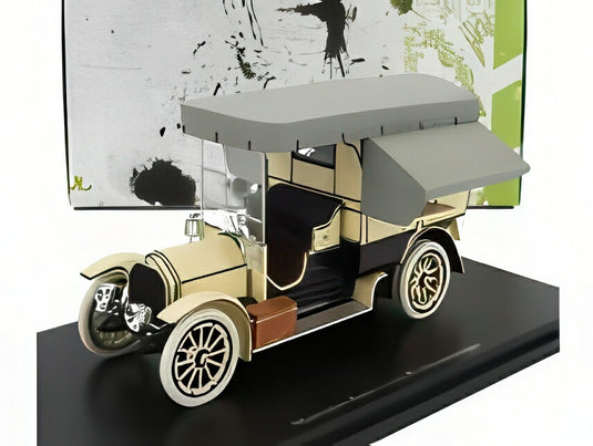 メルセデス ベンツ  22/50 PS キュッヒェンワーゲン ドイツ 1913 - アイボリー グレー/ AUTOCULT 1/43 333台限定ミニカー