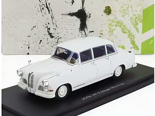 BMW  505 プルマン ギア エーグル ドイツ - スイス 1955 - ホワイト/ AUTOCULT 1/43 333台限定ミニカー