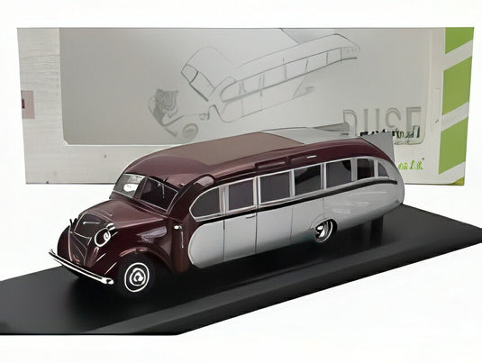 オペル - ブリッツ ルドウィック エアロ ブス アウトブス ドイツ 1934 - レッド シルバー/ AUTOCULT 1/43 333台限定ミニカー