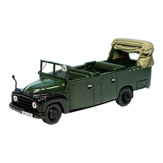 Hanomagハノマグ L28 GruKW 1955 Germany Polizei 333台限定 / AutoCult 1/43 ミニカー