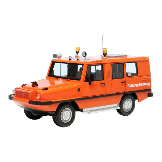 RMA Amphi-Ranger 2800 SR Wasserrettung 1985 Germany 166台限定 / AutoCult 1/43 ミニカー
